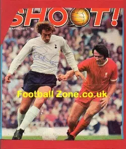 Tottenham Spurs Martin Chivers Signed Magazine Picture