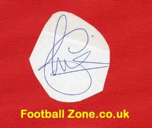 Tottenham Spurs Chris Waddle Autograph