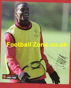 Manchester United Louis Saha Autograph Picture