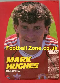 Manchester United Mark Hughes Autograph Picture Signature
