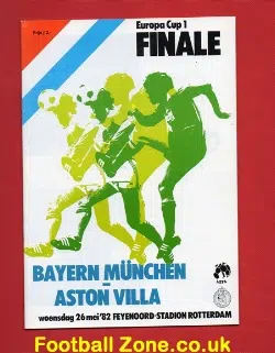 Bayern Munich v Aston Villa 1982 – Euro Cup Final