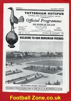 Tottenham Hotspur v Bucharest 1958 – Friendly Match Romania