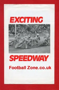 Exciting Speedway - Rules - Regulation Booklet 1970s