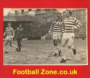 Glasgow Celtic Tommy Callaghan Autograph 1960s