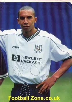Tottenham Spurs David Howells + Chris Armstrong Signed Picture