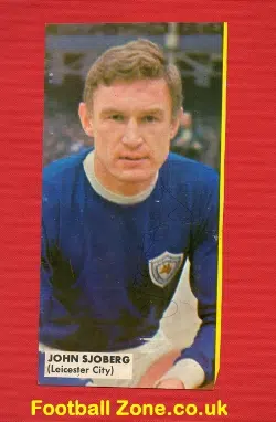 Leicester City John Sjoberg Autograph Picture
