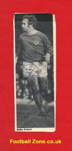 Leicester City Bobby Kellard Autograph Picture