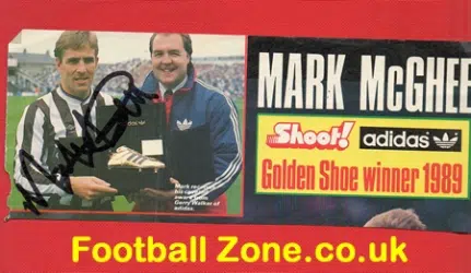 Newcastle United Mark McGhee Autograph