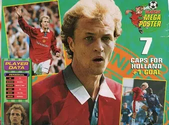 Manchester United Jordi Cruyff Signed Picture Poster