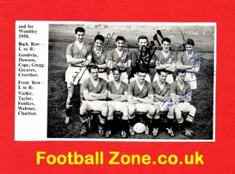 Manchester United – Multi Autographs Picture 1958 Final Players