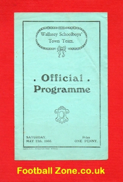 Wallasey v Bootle 1935 – Schoolboys Match – Semi Final Brighton