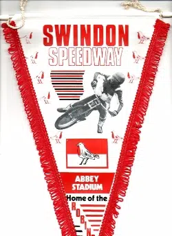 Swindon Speedway Pennant – Multi Autographs