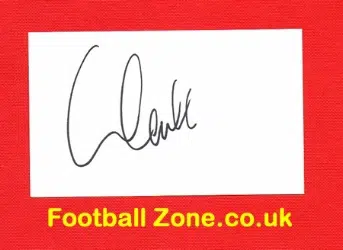 Manchester United Andrei Kanchelskis Signed White Card
