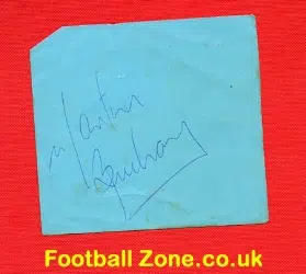 Manchester United Martin Buchan Autograph Signed Picture