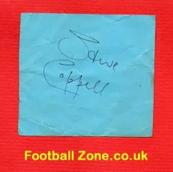 Manchester United Steve Coppell Autograph Signed Man Utd