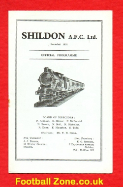 Shildon v Evenwood 1959 – Northern League