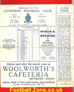 Coventry Rugby – Combined Blues Rugby v Old Blues 1931
