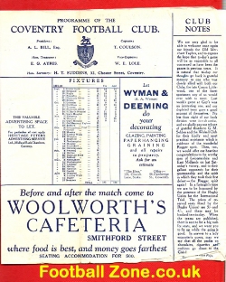 Coventry Rugby v Old Merchant Taylors 1931
