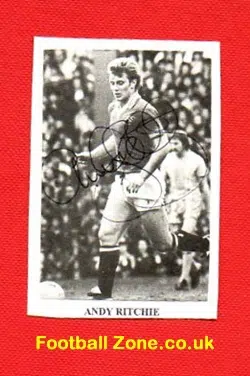 Manchester United Andy Ritchie Autograph + Oldham