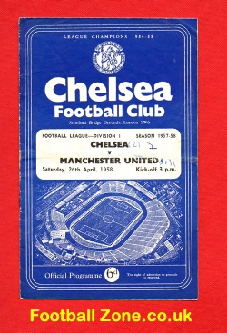 Chelsea v Manchester United 1958 – Munich Disaster Season