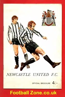 Newcastle United Official Brochure 1969/70 Season