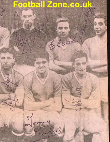 Manchester United - Busby Babes Multi Autographed Signed 1950s