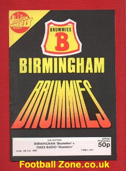 Birmingham Speedway v Essex Radio 1985