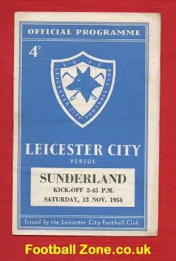 Leicester City v Sunderland 1954