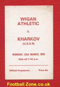 Wigan Athletic v Kharkov 1970 – Russia