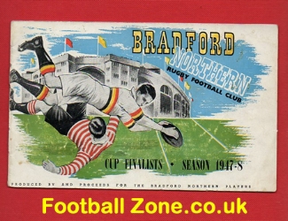 Bradford Northern Rugby Booklet 1947 – 1948