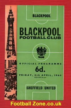 Blackpool v Sheffield United 1966