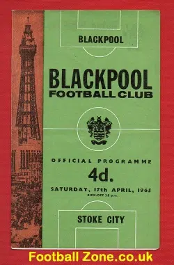 Blackpool v Stoke City 1965