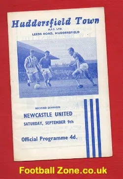 Huddersfield Town v Newcastle United 1961