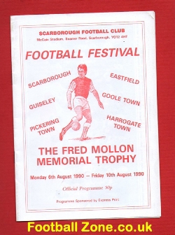 Fred Mollon Memorial Trophy Benefit Match Scarborough 1990