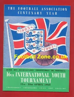 England Youth Tournament 1963 - Youth Tournament - Multi Signed