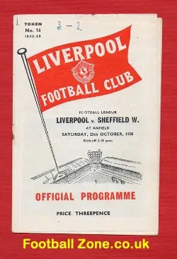 Liverpool v Sheffield Wednesday 1958
