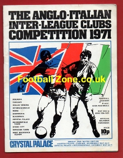 Anglo Italian Inter League 1971 – Stoke – WBA – Blackpool
