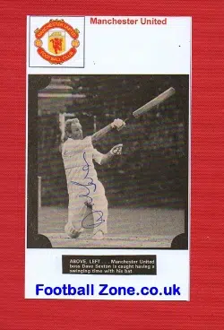 Manchester United Dave Sexton Autograph Signed Picture Manager