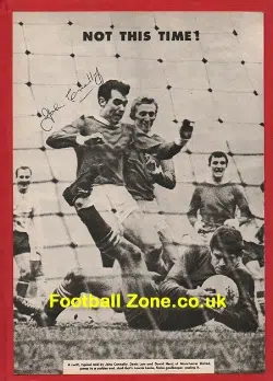 Manchester United John Connelly Autograph Signed 1960s