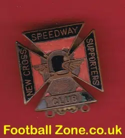 New Cross Speedway Supporters Badge 1940s