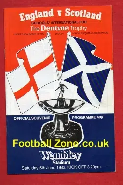 England v Scotland 1982 - Schools Match Wembley