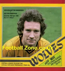 Wolves Wolverhampton v Bolton Wanderers 1983
