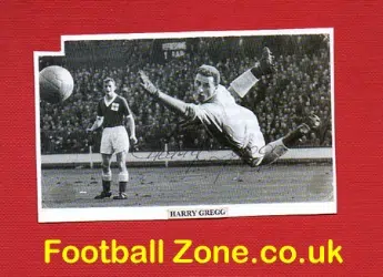 Manchester United Harry Gregg Autograph Busby Babe