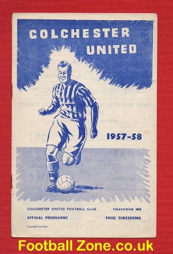 Colchester United v Northampton Town 1957