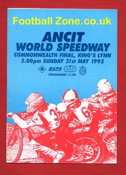 ANCIT Speedway  Commonwealth Final 1992 at Kings Lynn