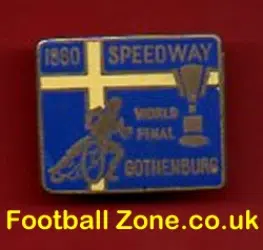 World Speedway Final 1980 Speedway Badge Gothenburg