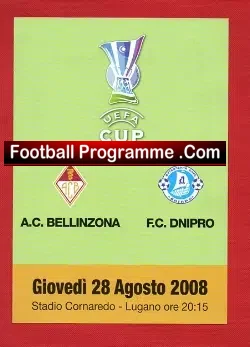 Bellinzona v Dnepr Dnepropetrovsk 2008 – Switzerland