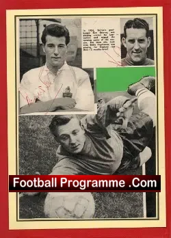 Bolton Wanderers Multi Autographs Players Pictures 1950s - football memorabilia