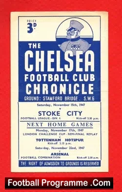 Chelsea v Stoke City 1947
