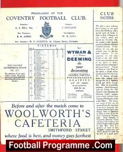 Coventry Rugby – Combined Blues Rugby v Old Blues 1931